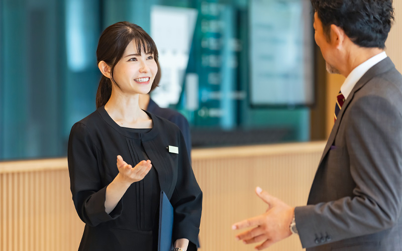 写真：宿泊（接客・衛生管理作業）